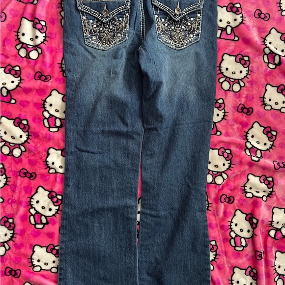 Y2K mcbling low rise bootcut jeans - Picture 3 of 3